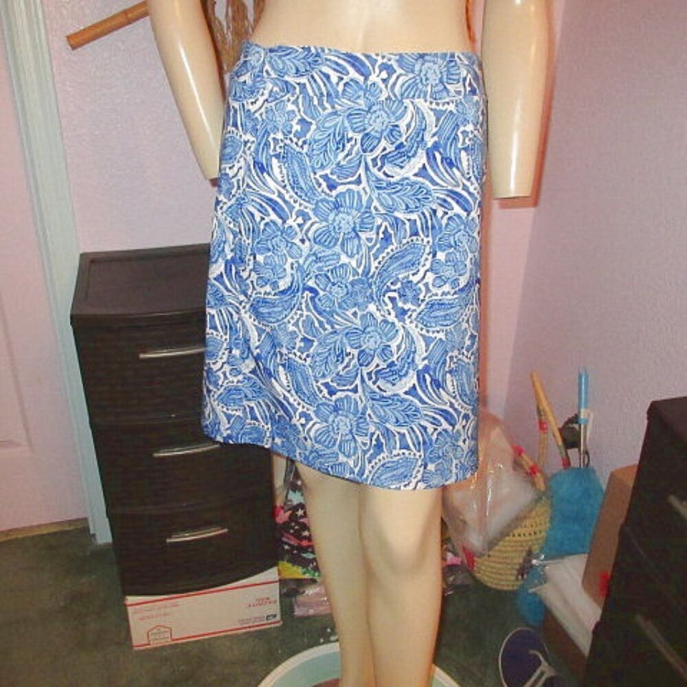 Ripskirt Hawaii Tropical Wrap Skirt Size L Pockets Pleated Resort Beach NEW